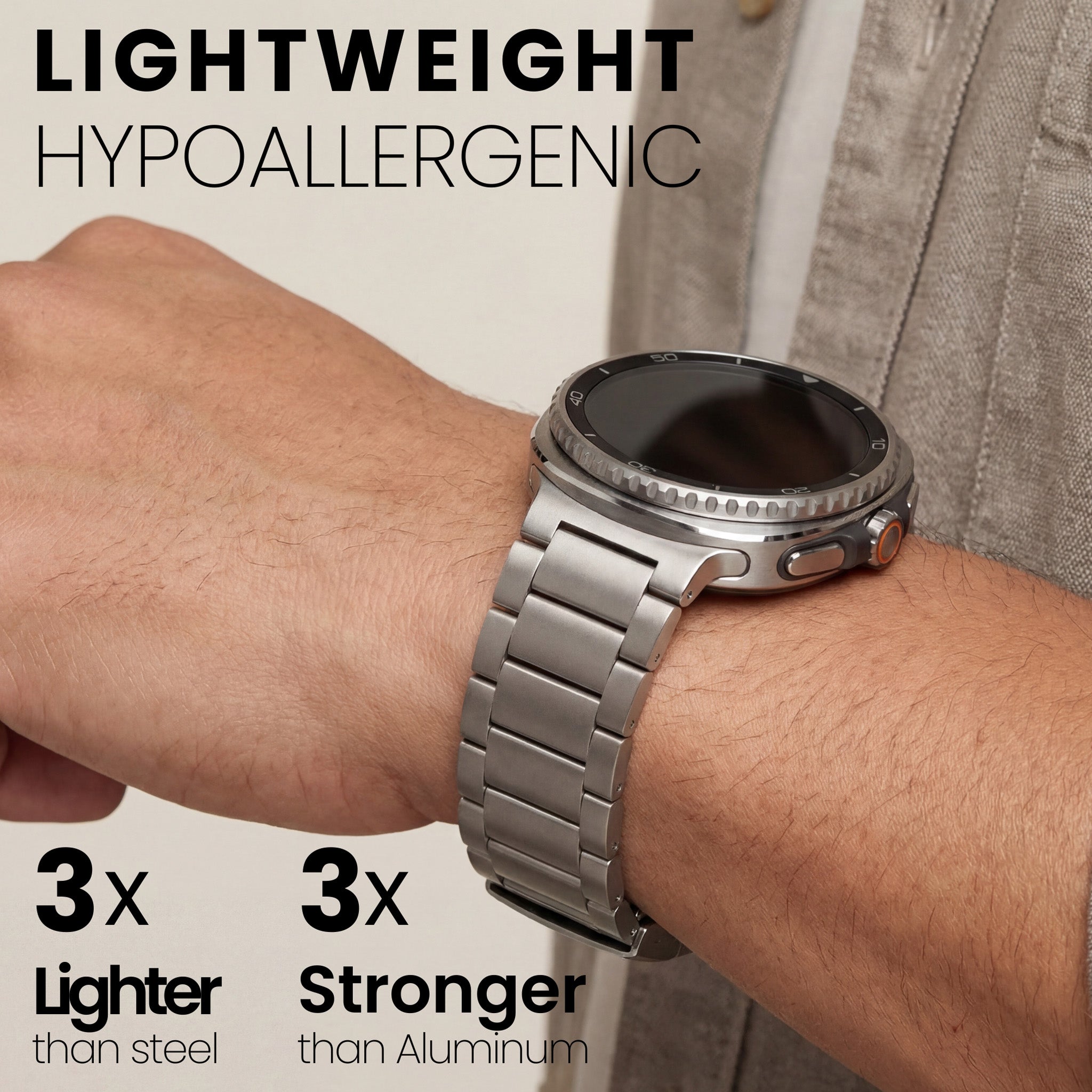 Titanium Band for Galaxy Watch 8 Classic & Watch8