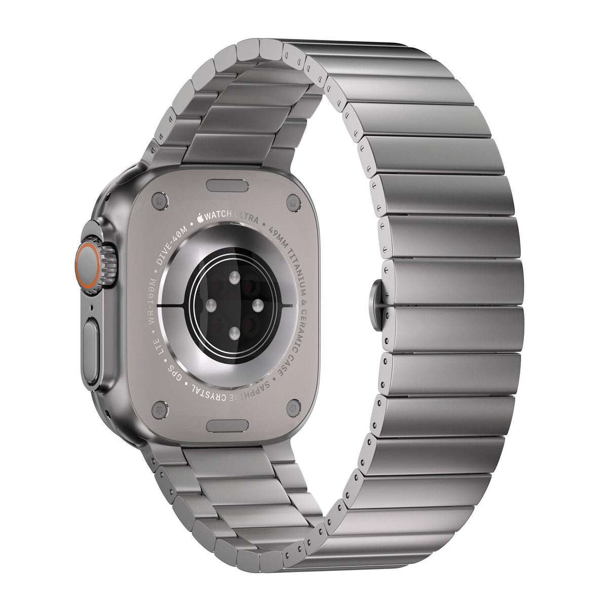 Grade 2 Titanium Link Band for Apple Watch Ultra 2 and Series 10 - Ultra Supply Co