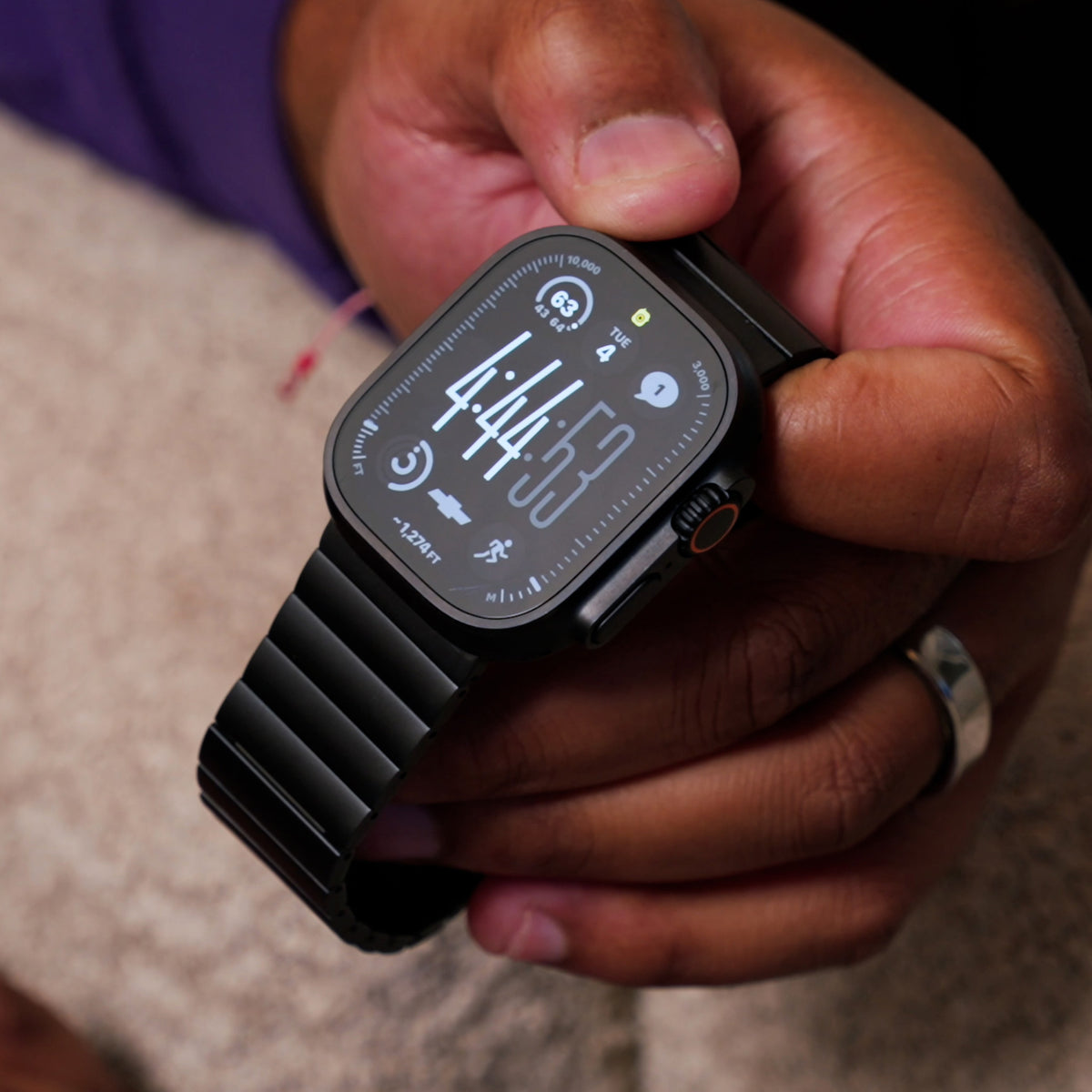 Titan Link - Titanium Bracelet for Apple Watch Ultra 3/2/1 and Series 11/10