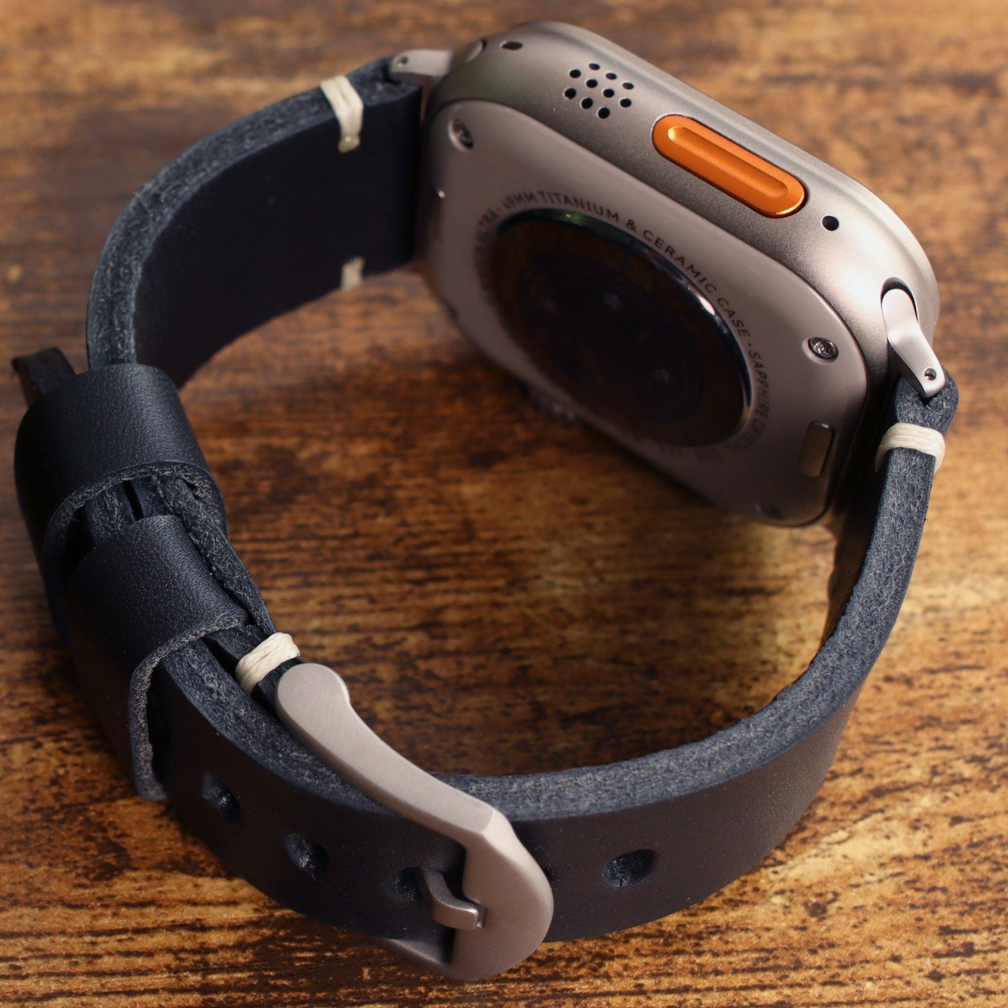 Vintage Leather Strap for Apple Watch Ultra 2 & Series 10 - Ultra Supply Co