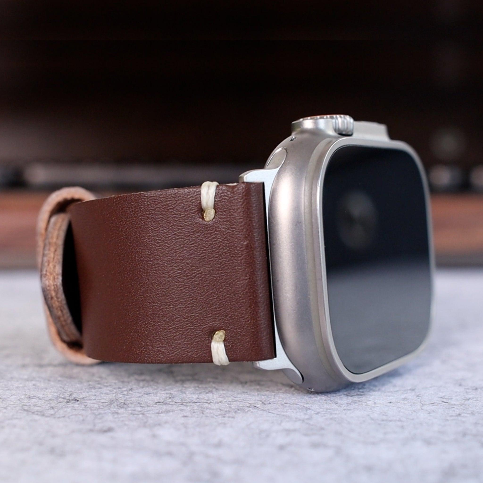 Vintage Leather Strap for Apple Watch Ultra 2 & Series 10 - Ultra Supply Co