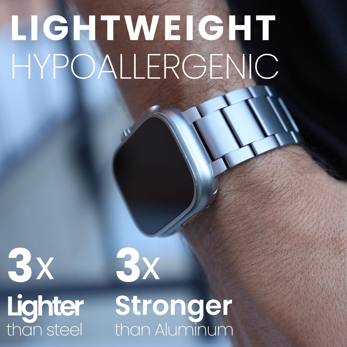 Titanium Band for Apple Watch Ultra 4 3/2/1