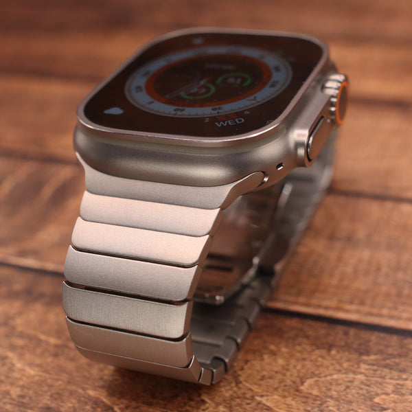 Stainless Steel Metal Bracelet for Apple Watch Ultra 2 and Series 10